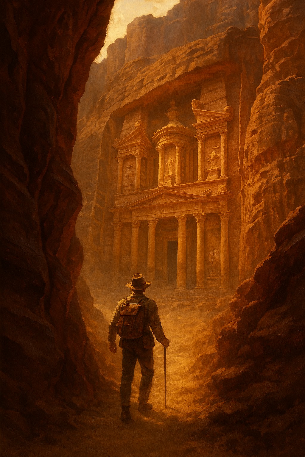 Indiana Jones Entering Petra