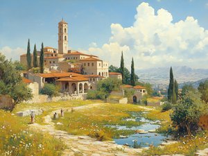 ralzyoud_Orientalism_style_colorful_Ancient_Amman_in_1800s_Spri_49842e7b-8190-4487-abe2-53d4531d08b9.png