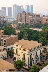 Cairo Contrasts: Old Architecture Meets Modern Skyline