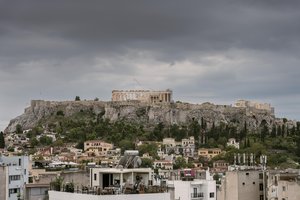 Ancient Majesty: The Acropolis Rising Above Athens