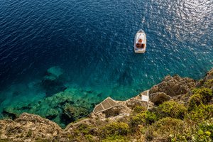 Aegean Dreams: Coastal Steps and Turquoise Waters of Greece
