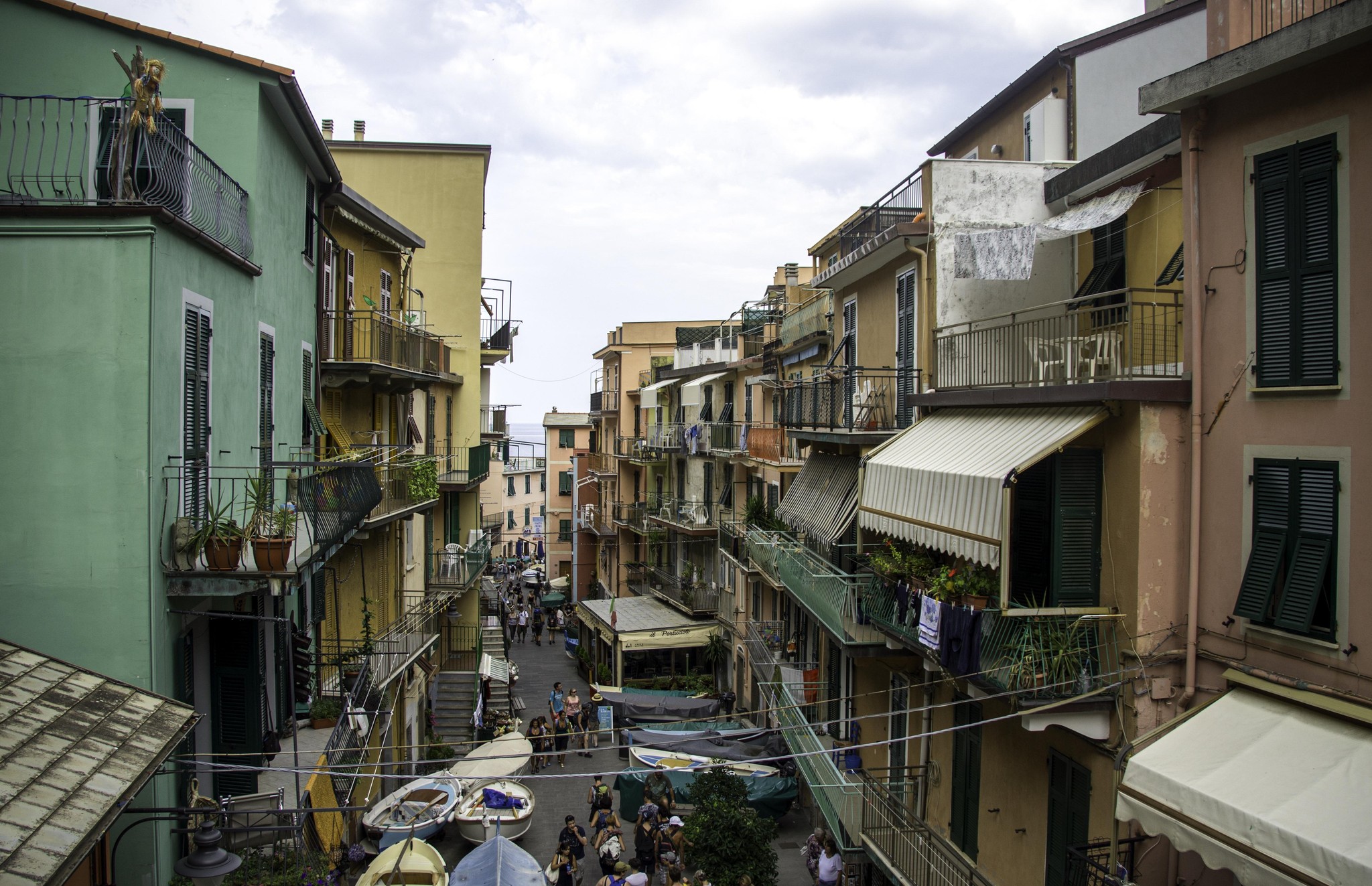 Narrow Streets of Cinque Terre: A Colorful Italian Town