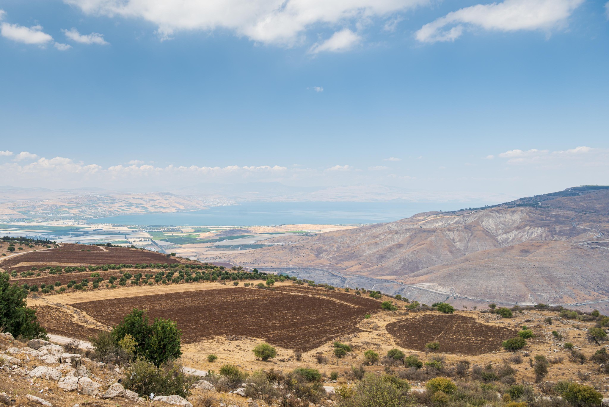 Jordanian Highlands Overlooking the Jordan Valley