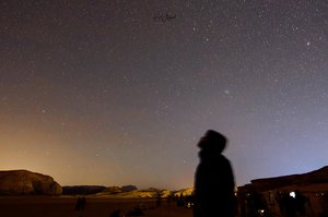 Stargazing Over Ancient Petra: A Jordanian Nightscape