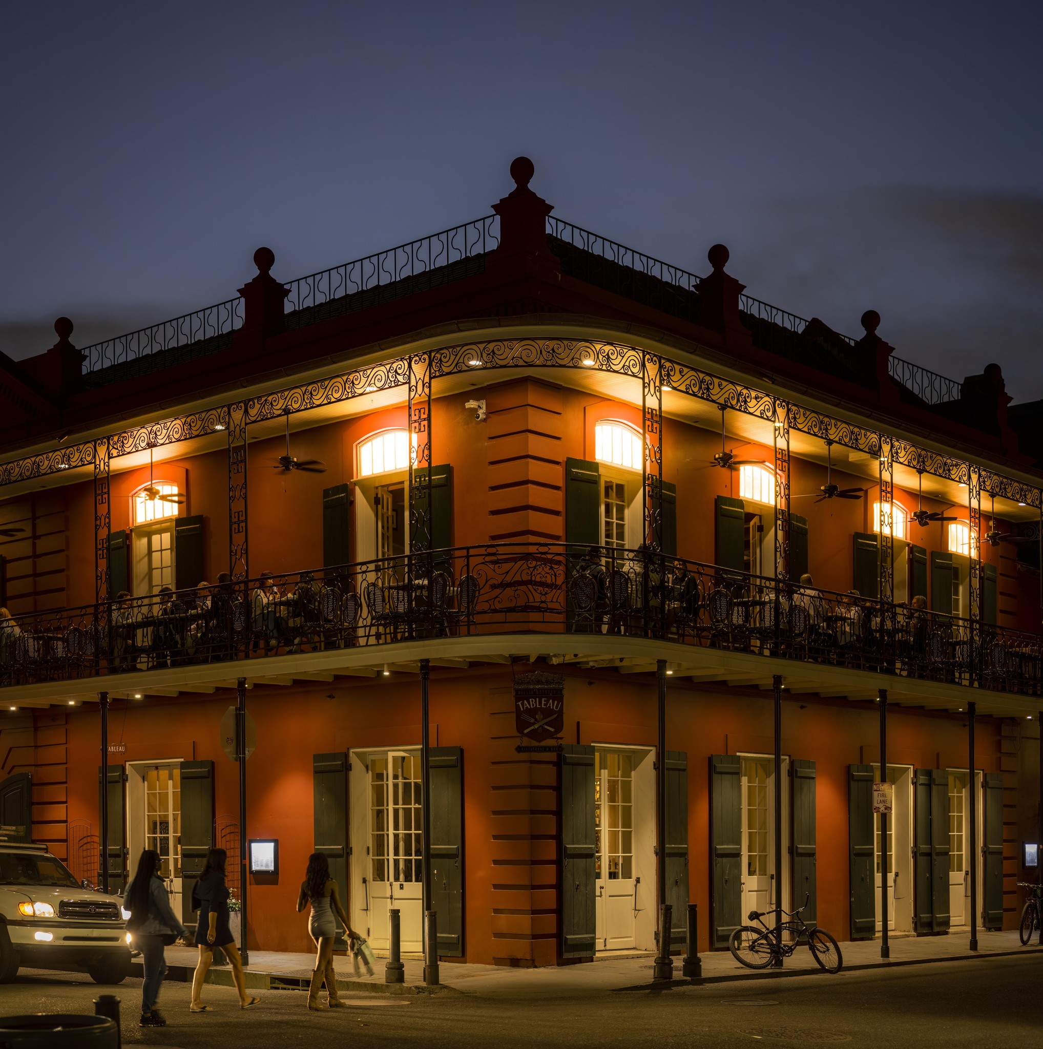 New Orleans Charm: Historic Architecture Bathed in Evening Light