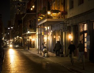 Evening Glow on a New Orleans Street