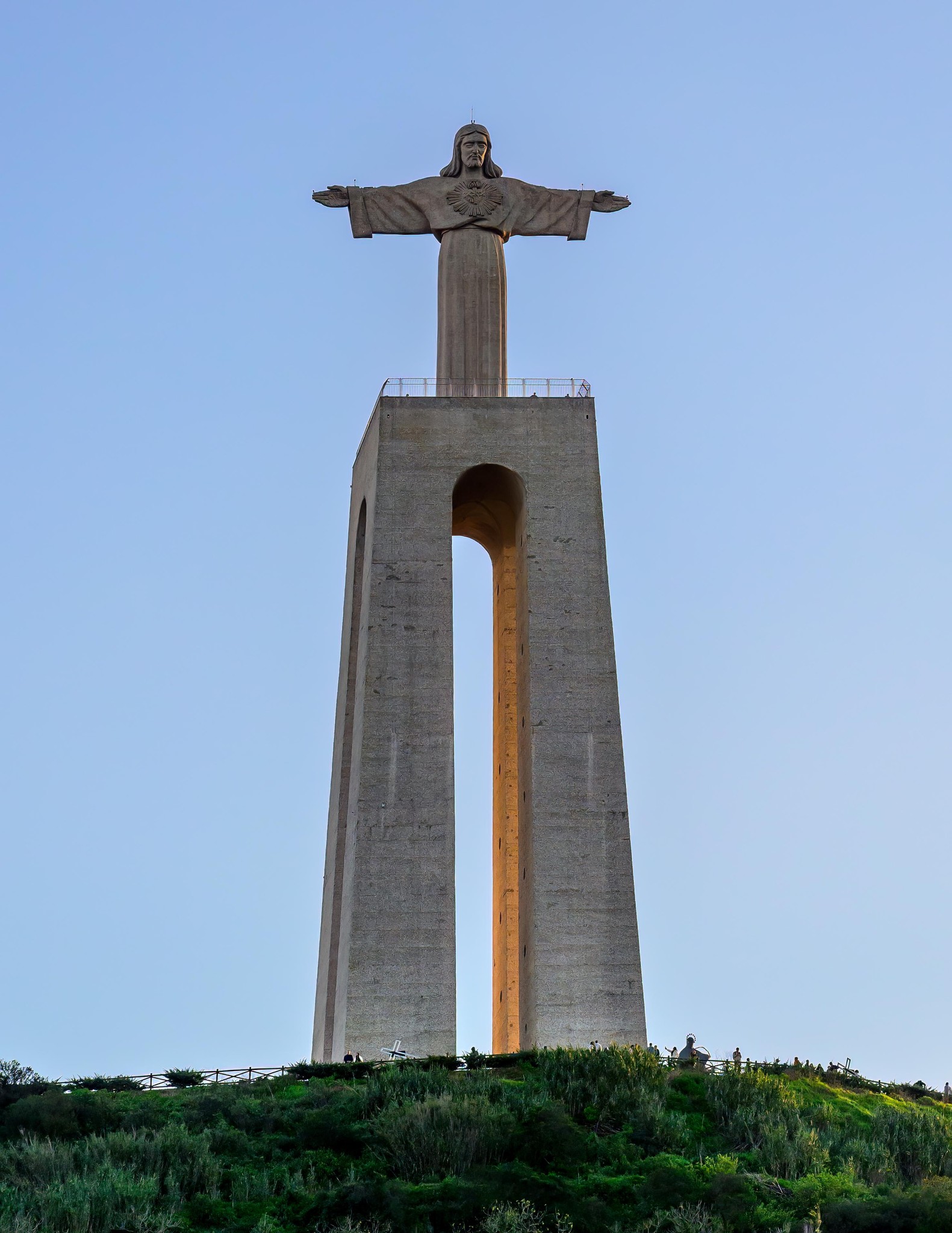 Christ the King Statue Overlooking Lisbon, Portugal