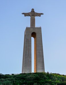 Christ the King Statue Overlooking Lisbon, Portugal
