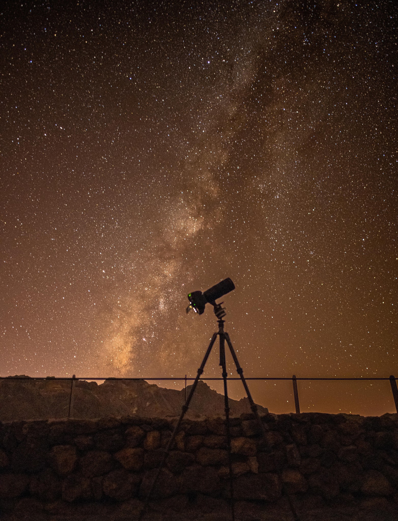 Night Watch: Telescope Beneath the Milky Way